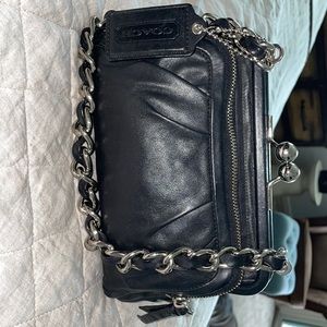 Coach Leather Shoulder Bag Purse